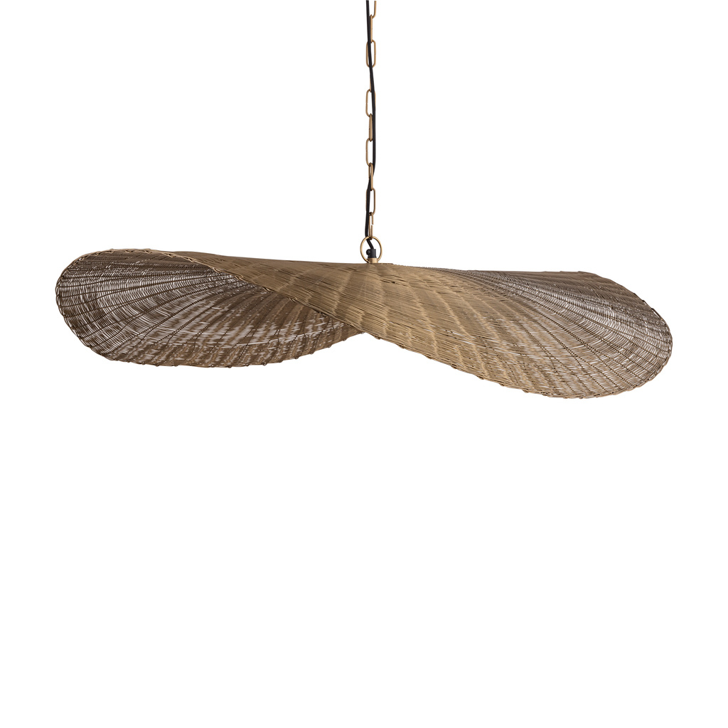 PTMD Shauney Gold Iron Wavy Hanglamp – 72 x 92 x 100 cm