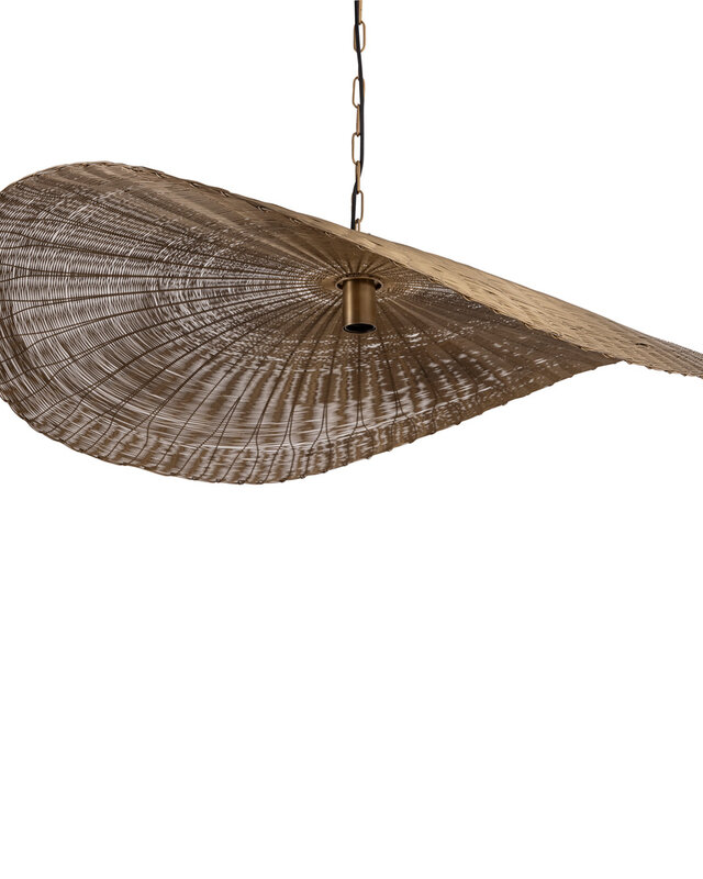 PTMD Shauney Gold Iron Wavy Hanglamp – 72 x 92 x 100 cm