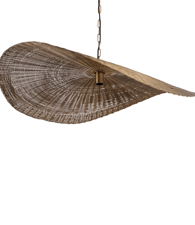 PTMD Shauney Gold Iron Wavy Hanglamp – 72 x 92 x 100 cm