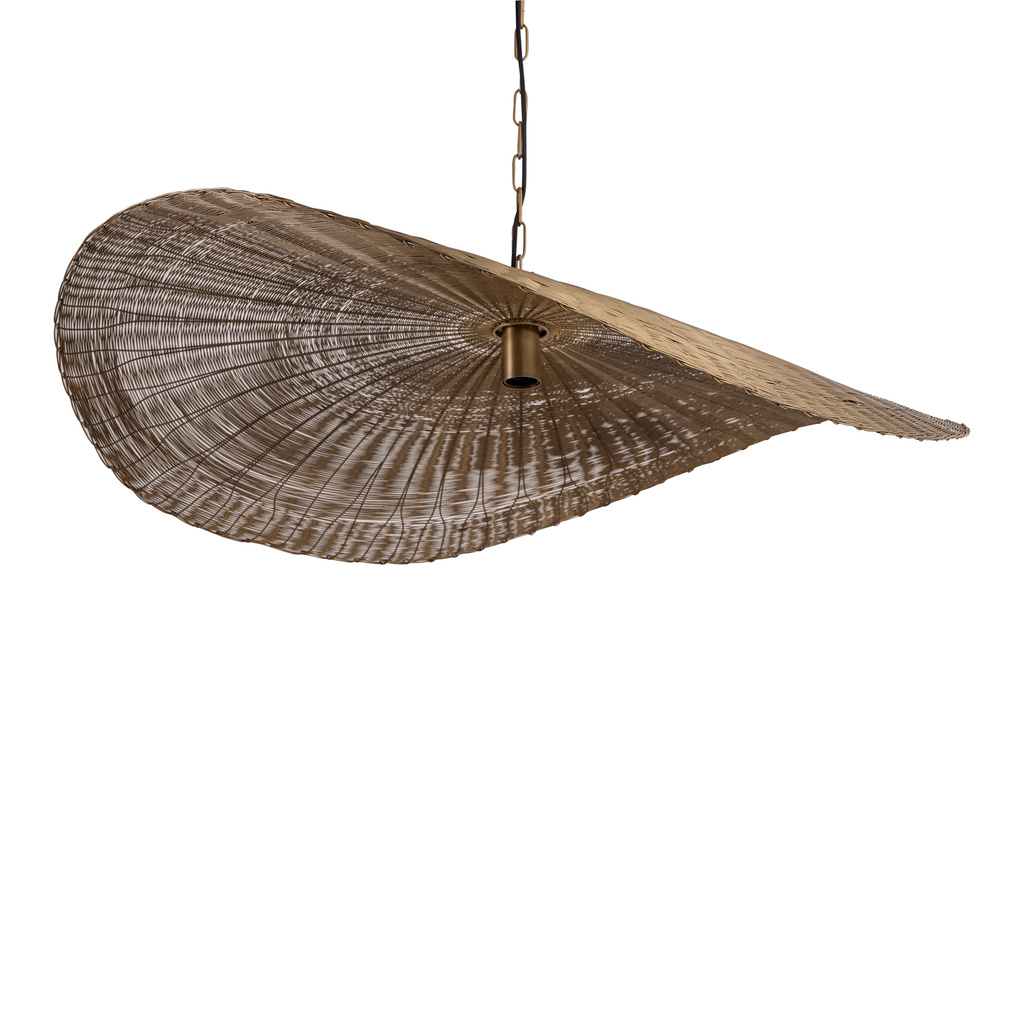 PTMD Shauney Gold Iron Wavy Hanglamp – 72 x 92 x 100 cm