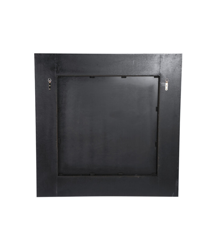 PTMD Gezzy Natuurlijke Houten Spiegel met Krul Frame – 7 x 110 x 110 cm