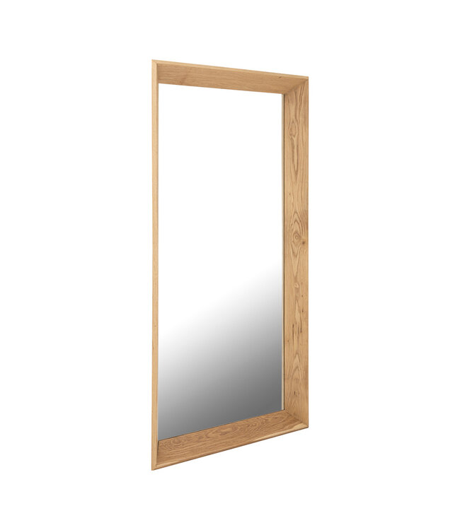 PTMD Chevar Natuurlijke Eikenhouten Rechthoekige Spiegel – 13 x 195 x 100