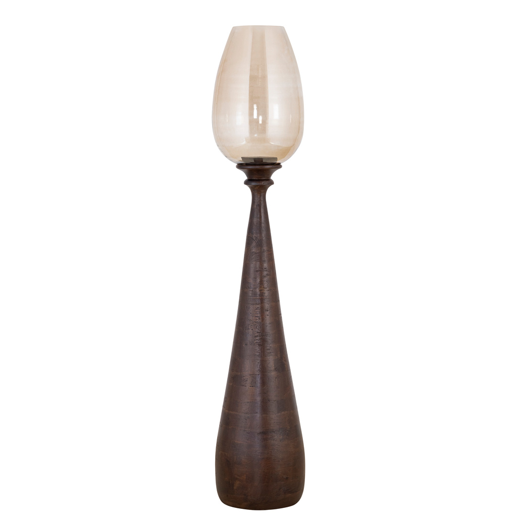 PTMD Midi Stormlicht L | Bruin | Mangohout | H120 x D25 cm