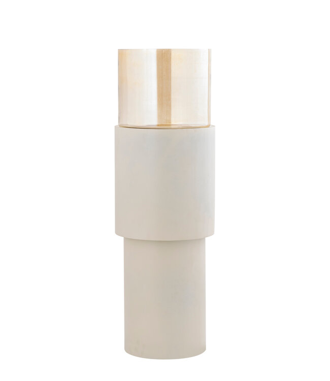 PTMD Cream Iron Vloerlamp