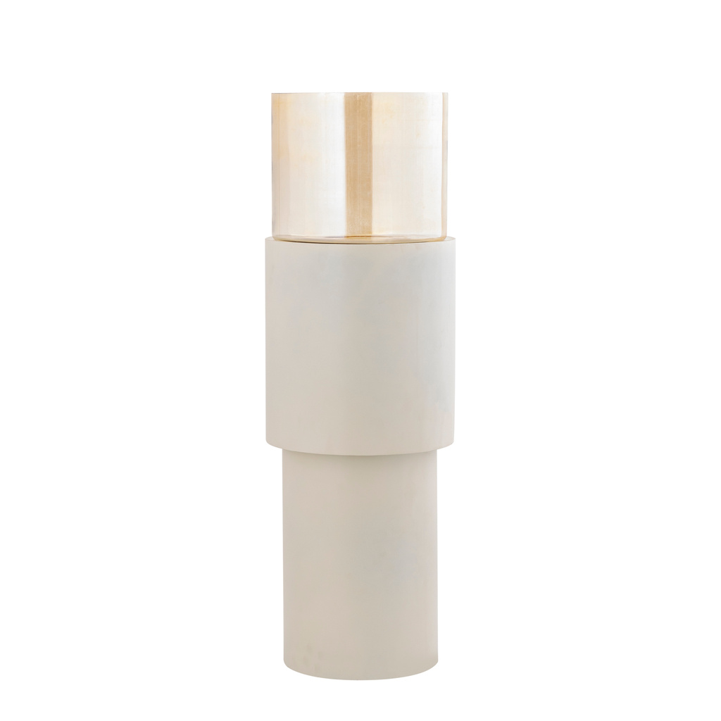 PTMD Cream Iron Vloerlamp