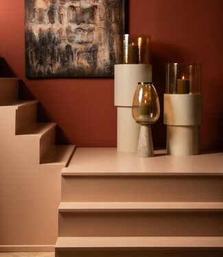 PTMD Cream Iron Vloerlamp