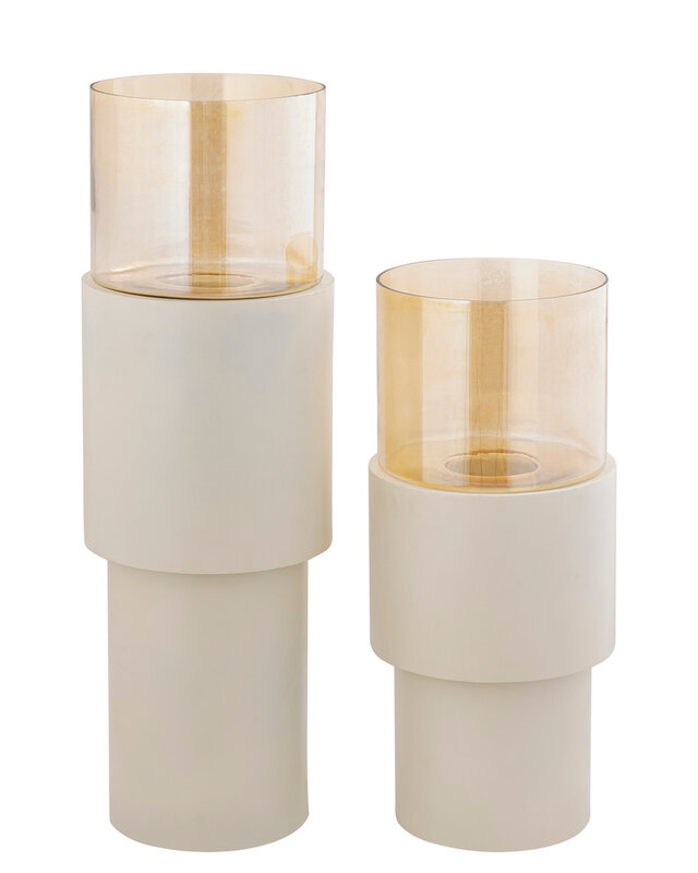 PTMD Cream Iron Vloerlamp
