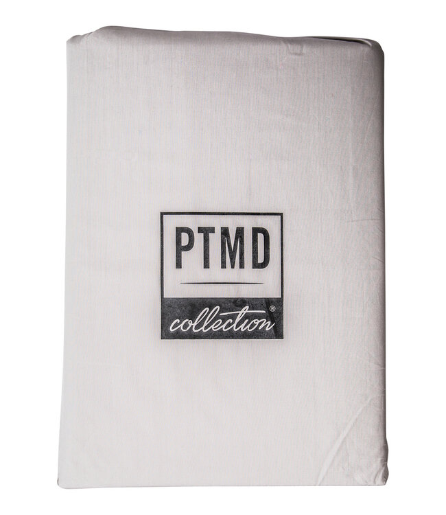 PTMD Dekbedovertrek Katoen Taupe 200x220