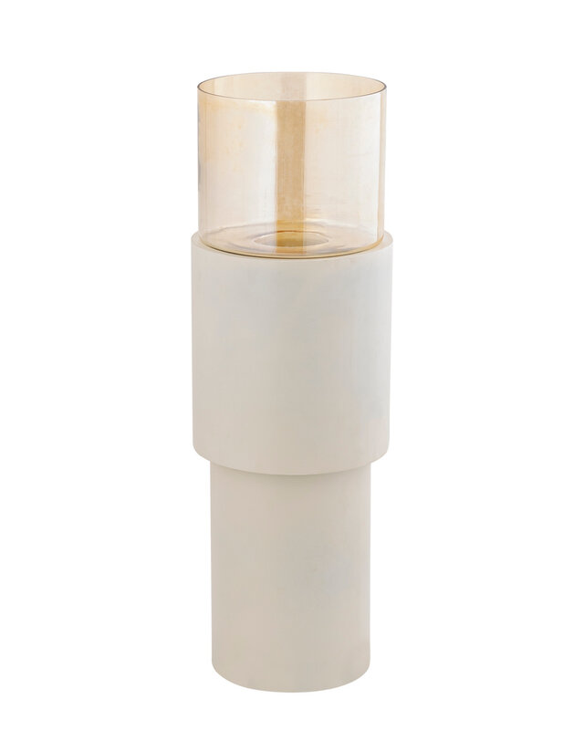 PTMD Cream Iron Vloerlamp