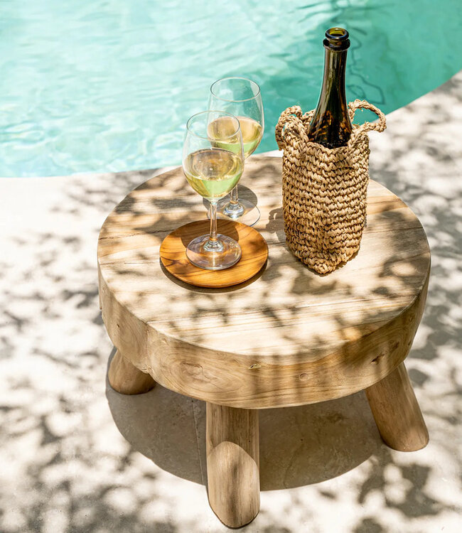 Bazar Bizar De Teakwortel Ronde Plaat - XS