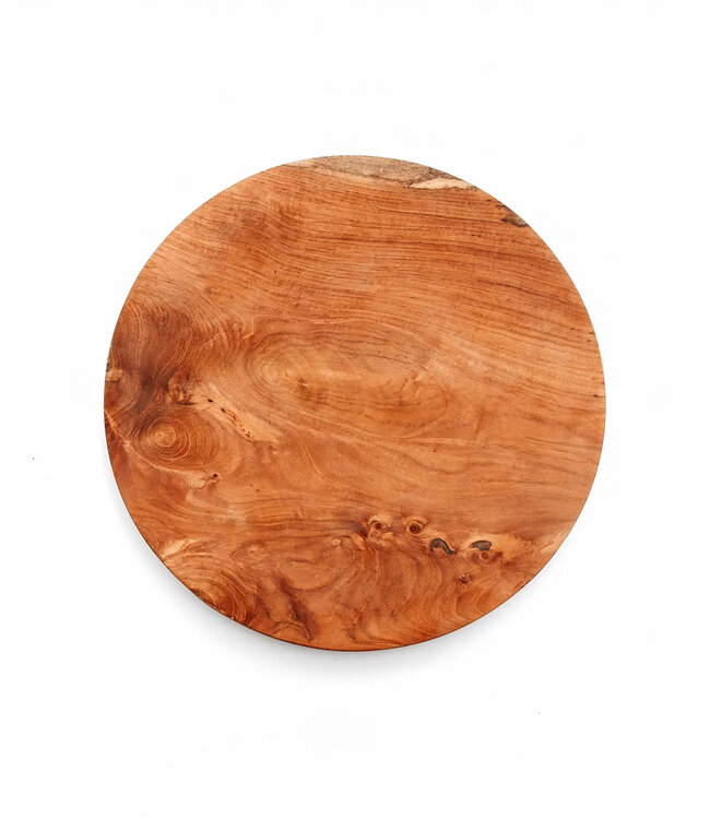 Bazar Bizar De Teakwortel Ronde Plaat - XS