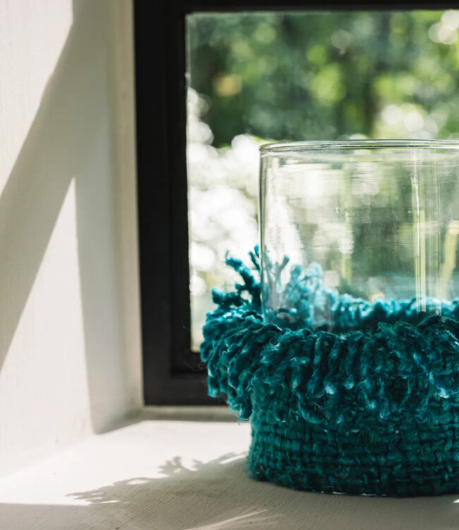 Bazar Bizar De Oh My Gee Kaarsenhouder - Aqua - XL