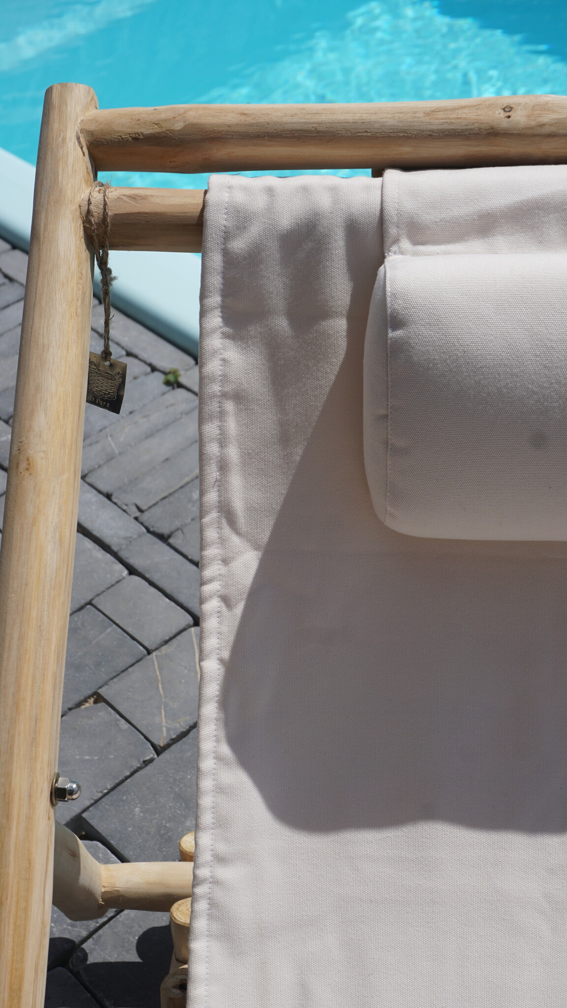 Rene Houtman Strandstoel Teak | Vouwbaar | Naturel | H81 x B75 x D100 cm