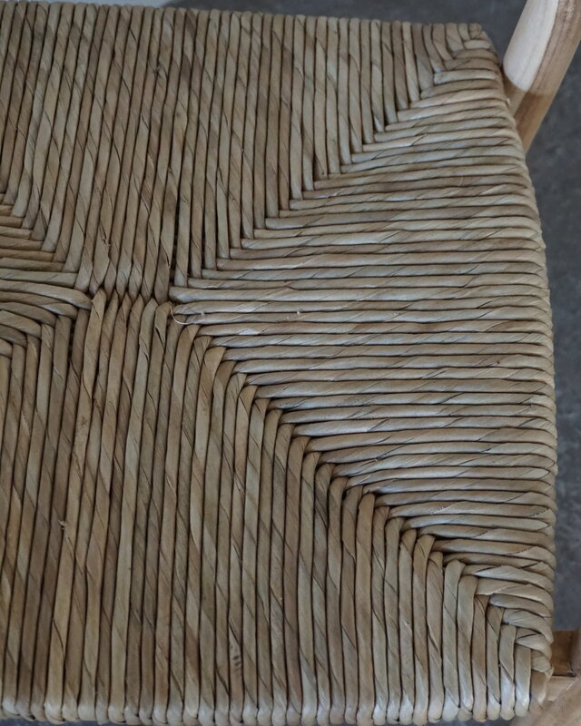 Rene Houtman Eetkamerstoel Teak/Abaca | Naturel | H80 x B57 x D54 cm