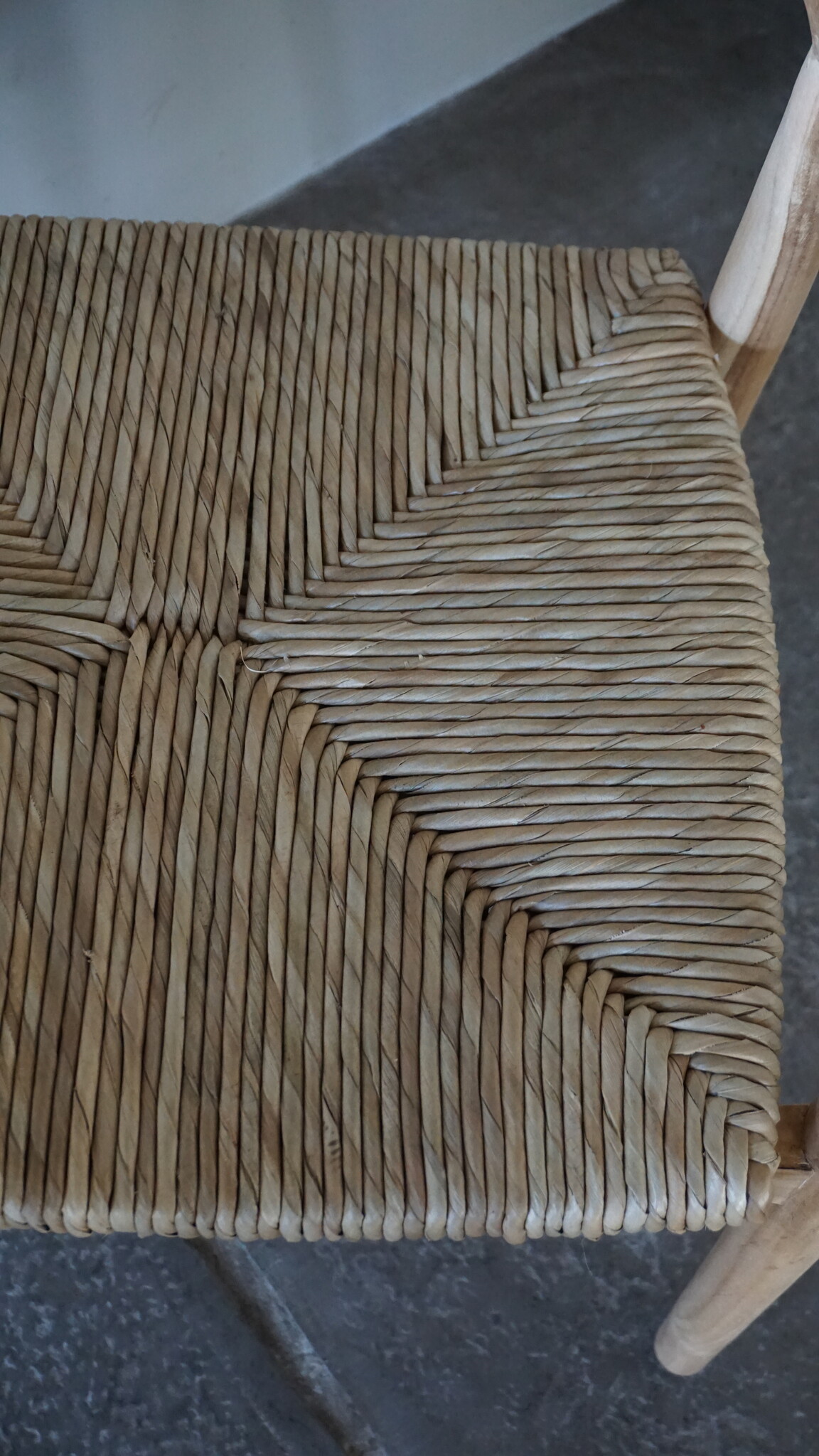 Rene Houtman Eetkamerstoel Teak/Abaca | Naturel | H80 x B57 x D54 cm