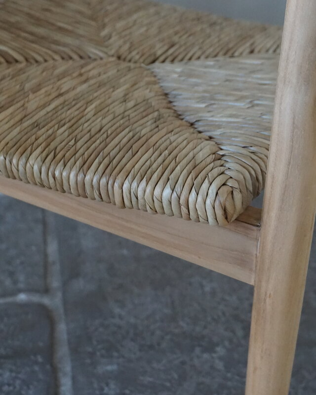 Rene Houtman Eetkamerstoel Teak/Abaca | Naturel | H80 x B57 x D54 cm