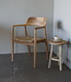 Rene Houtman Eetkamerstoel Teak/Abaca | Naturel | H80 x B57 x D54 cm