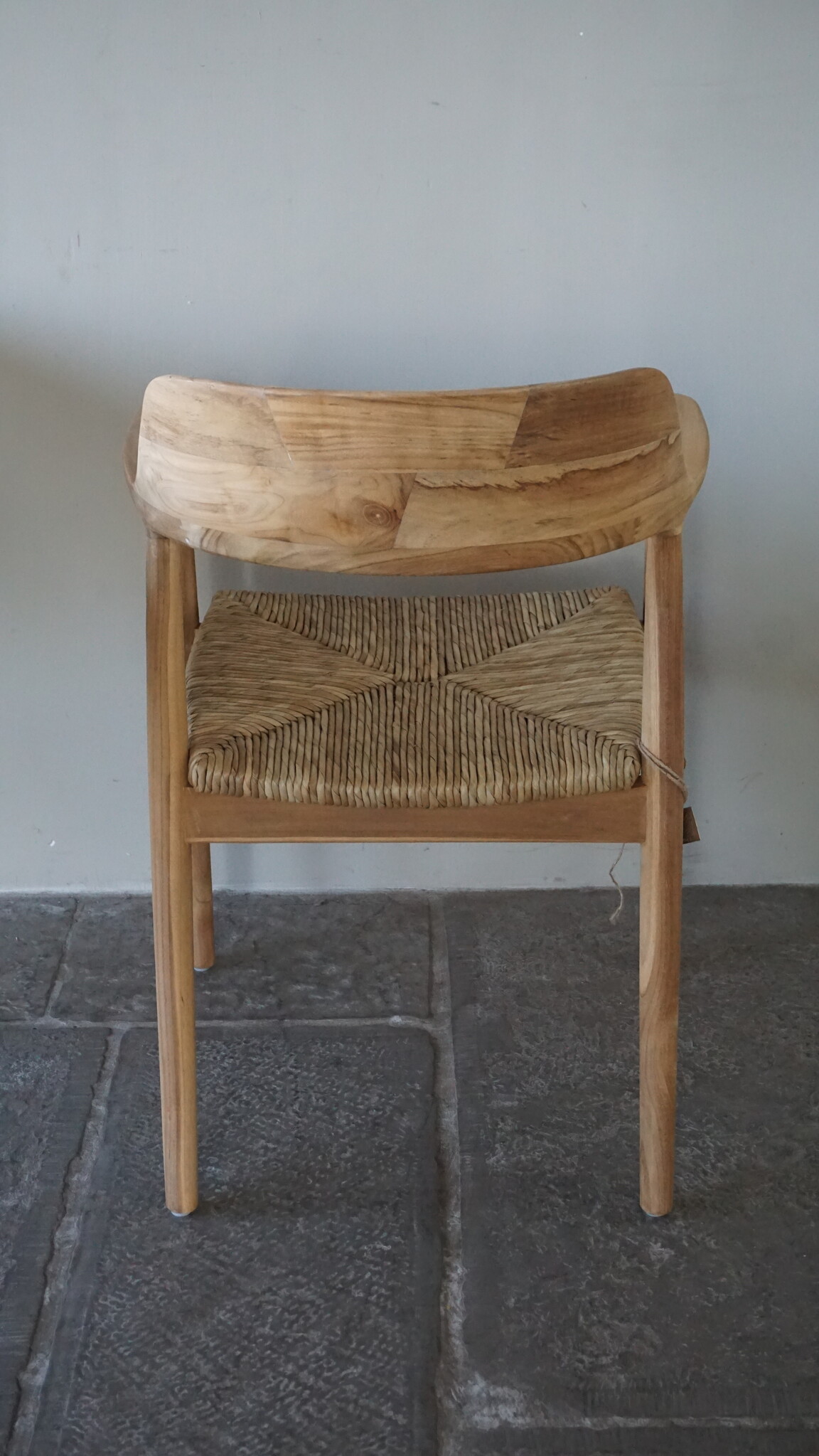 Rene Houtman Eetkamerstoel Teak/Abaca | Naturel | H80 x B57 x D54 cm