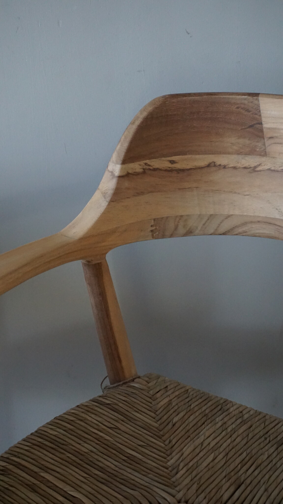 Rene Houtman Eetkamerstoel Teak/Abaca | Naturel | H80 x B57 x D54 cm