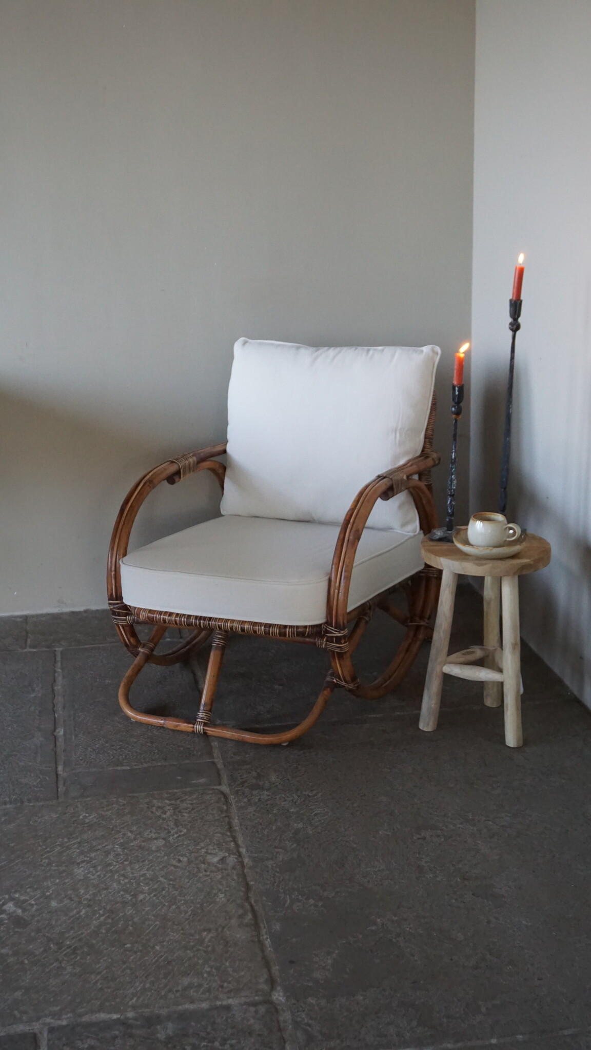Rene Houtman Loungestoel Harald | Rotan | H76 x B63 x D90 cm