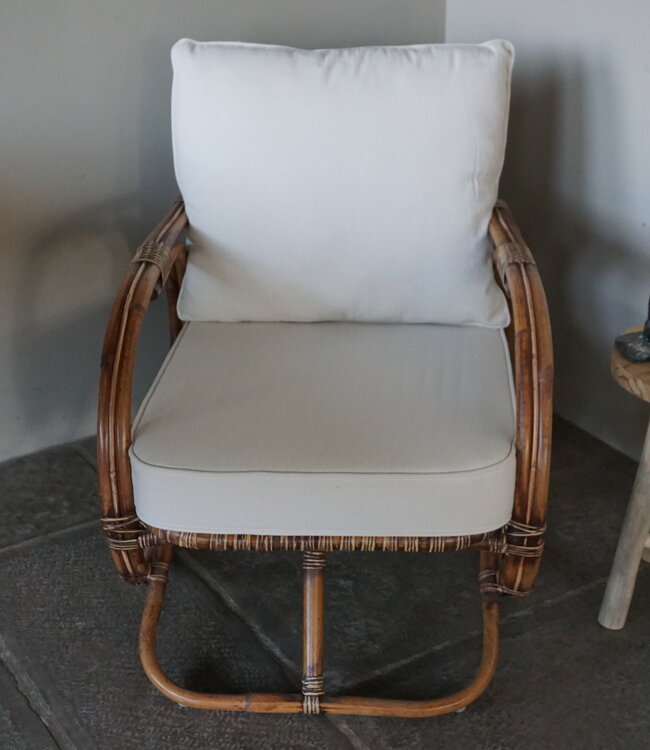 Rene Houtman Loungestoel Harald | Rotan | H76 x B63 x D90 cm