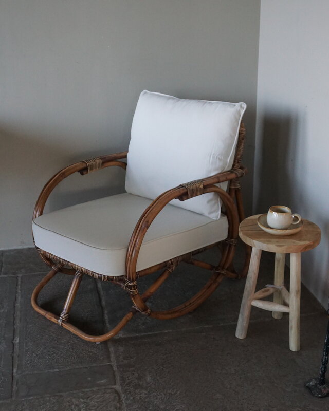 Rene Houtman Loungestoel Harald | Rotan | H76 x B63 x D90 cm