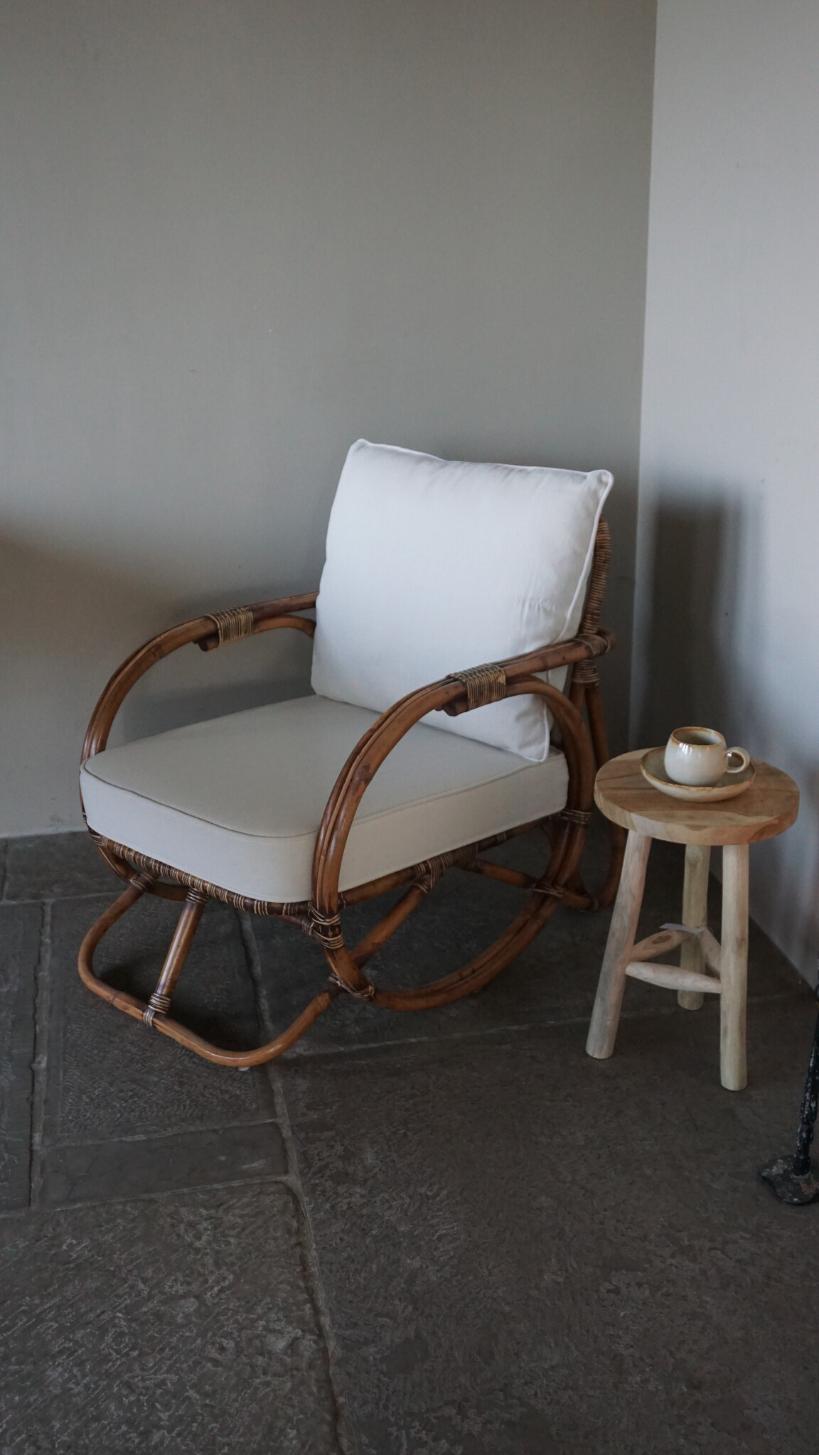 Rene Houtman Loungestoel Harald | Rotan | H76 x B63 x D90 cm