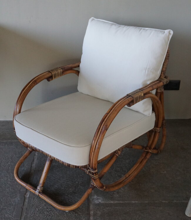 Rene Houtman Loungestoel Harald | Rotan | H76 x B63 x D90 cm