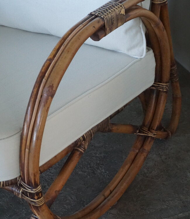 Rene Houtman Loungestoel Harald | Rotan | H76 x B63 x D90 cm