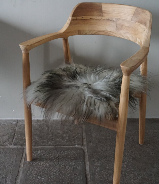 Rene Houtman Ijslands Schapenvacht | Meerkleurig | Langharig | 50 x 50 cm