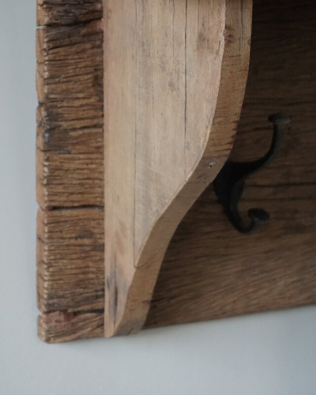 Rene Houtman Landelijke Kapstok | Oud Hout | B120 x H36 x D25 cm