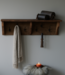 Rene Houtman Landelijke Kapstok | Oud Hout | B120 x H36 x D25 cm