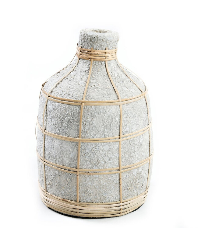 Bazar Bizar De Whoopy Vaas - Beton Natuurlijk - M