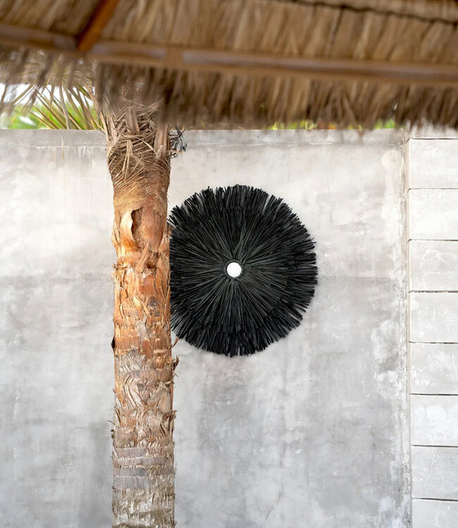 Bazar Bizar De Raffia Juju - Zwart