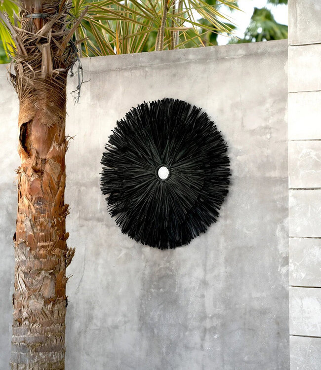 Bazar Bizar De Raffia Juju - Zwart