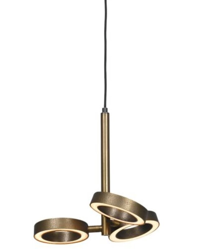 Frezoli Hanglamp Apriro 3 | Donker Messing | H250 cm