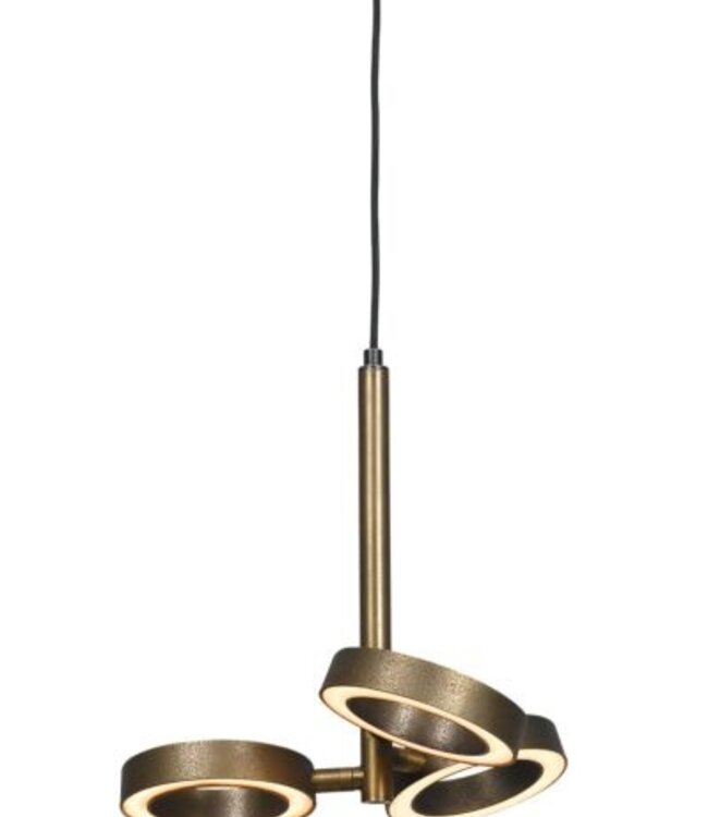 Frezoli Hanglamp Apriro 3 | Donker Messing | H250 cm