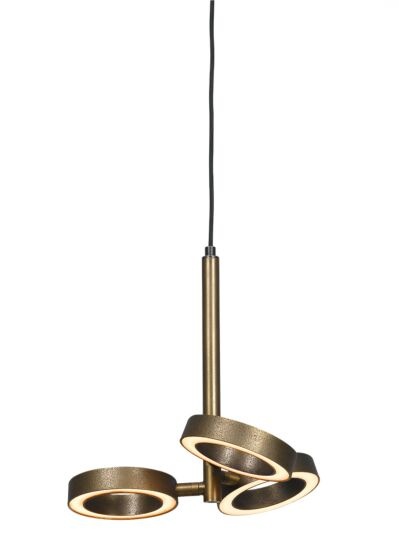 Frezoli Hanglamp Apriro 3 | Donker Messing | H250 cm