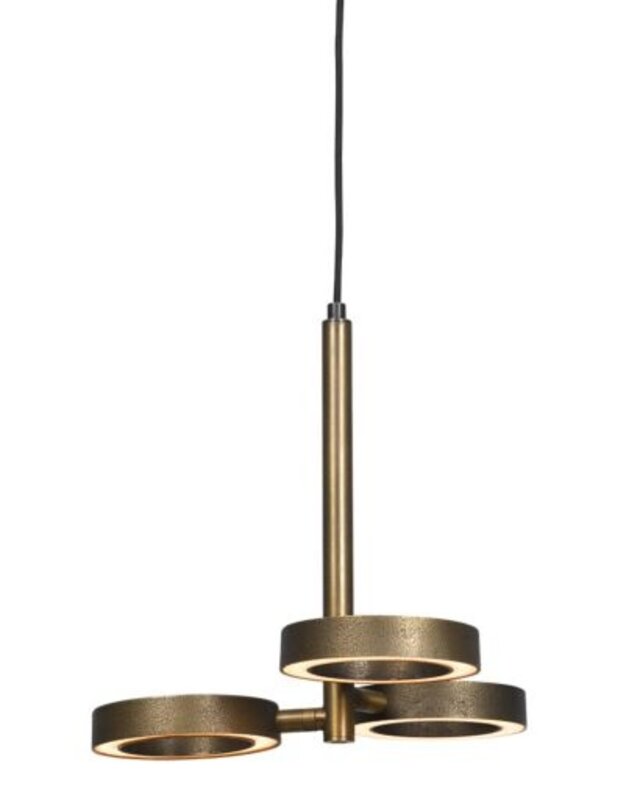 Frezoli Hanglamp Apriro 3 | Donker Messing | H250 cm