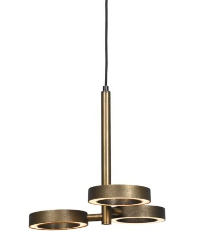 Frezoli Hanglamp Apriro 3 | Donker Messing | H250 cm