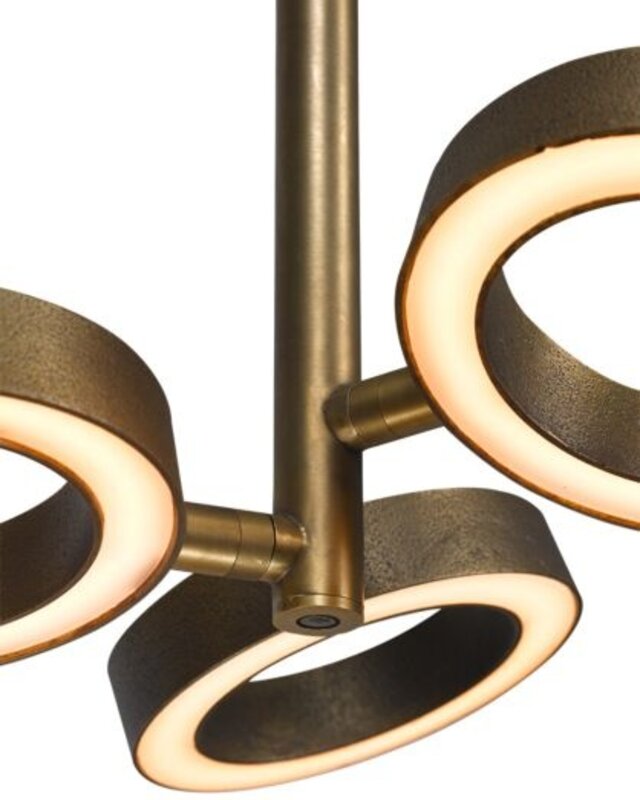 Frezoli Hanglamp Apriro 3 | Donker Messing | H250 cm
