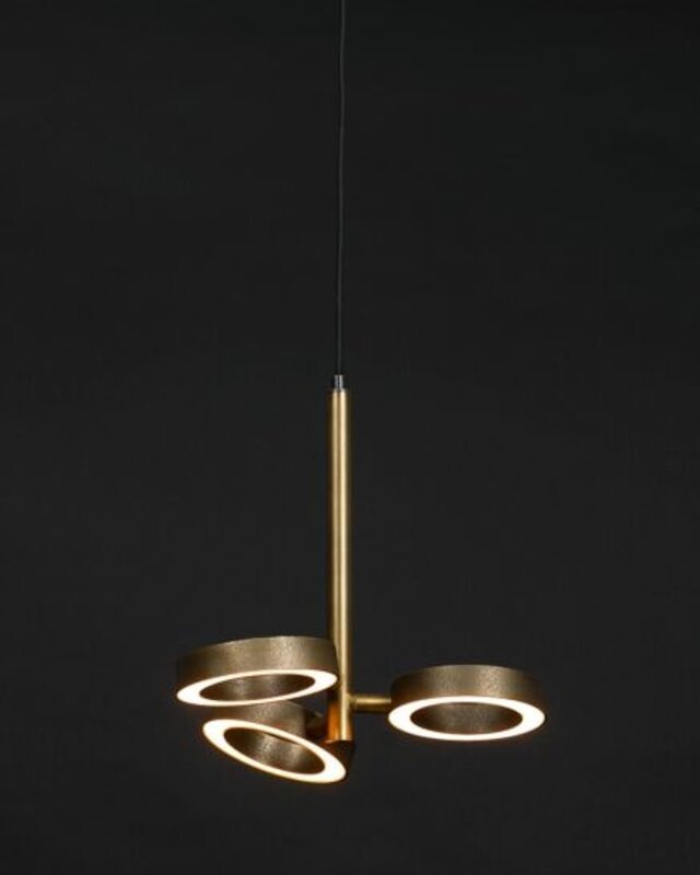 Frezoli Hanglamp Apriro 3 | Donker Messing | H250 cm