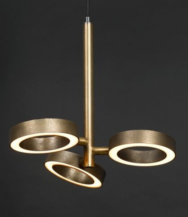 Frezoli Hanglamp Apriro 3 | Donker Messing | H250 cm