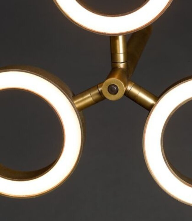 Frezoli Hanglamp Apriro 3 | Donker Messing | H250 cm