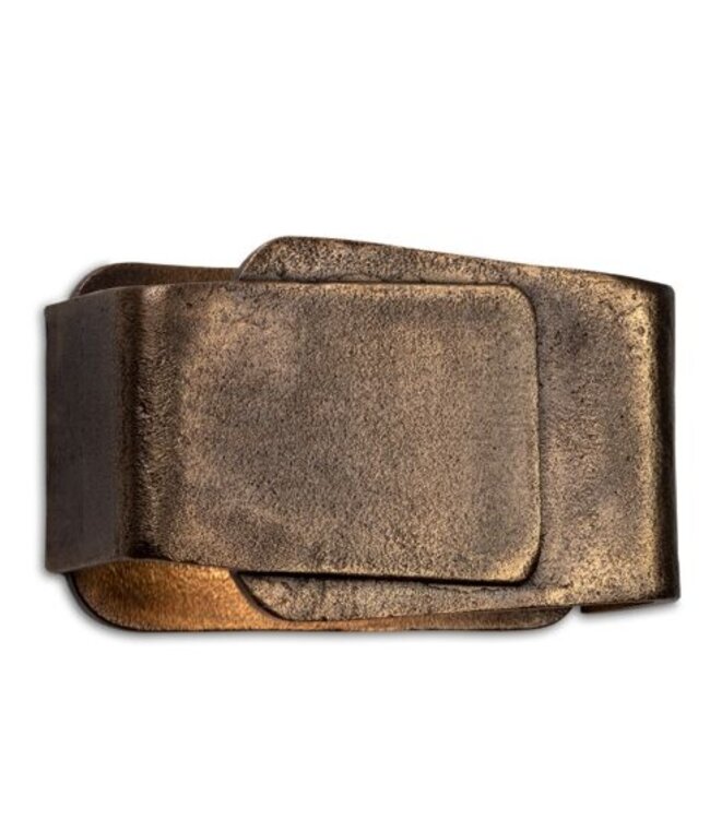 Frezoli Wandlamp Stoine | Donker Messing | Aluminium