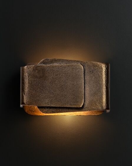 Frezoli Wandlamp Stoine | Donker Messing | Aluminium