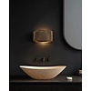 Wandlamp Stoine | Donker Messing | Aluminium