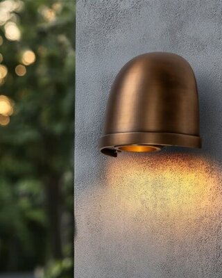 Frezoli Wandlamp Murlo | Donker Messing | H11xB13xD7 cm