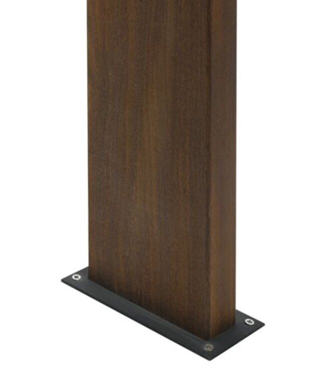 Frezoli Buitenlamp Murlo | Op Paal | Donker Messing