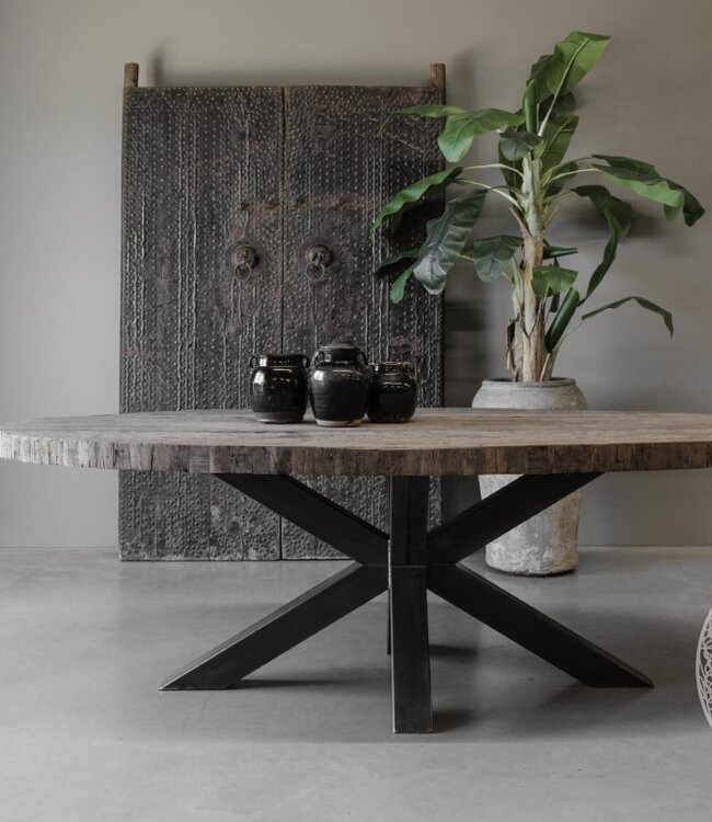 Be-Uniq Eettafel New York | Ovaal | 240 cm | Incl. Spinpoot